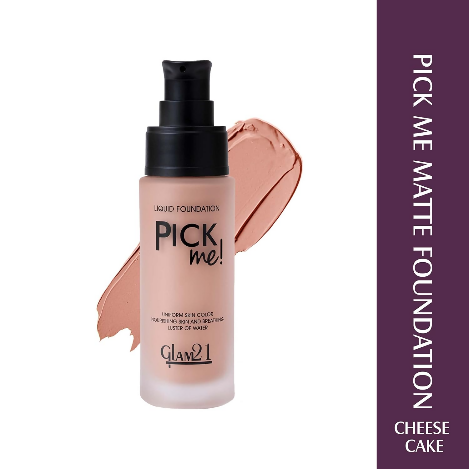 Glam21 Pick Me Matte Foundation - Cheese Cake - Distacart