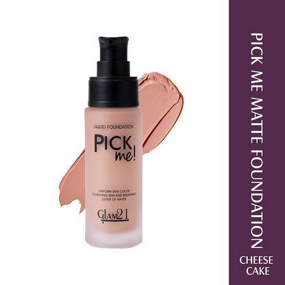 Glam21 Pick Me Matte Foundation - Cheese Cake - Distacart