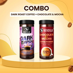 Thumbnail for Bevzilla Chocolate & Mocha + Dark Wish Coffee Powder