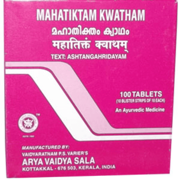 Kottakkal Arya Vaidyasala - Mahatiktam Kwatham Tablets