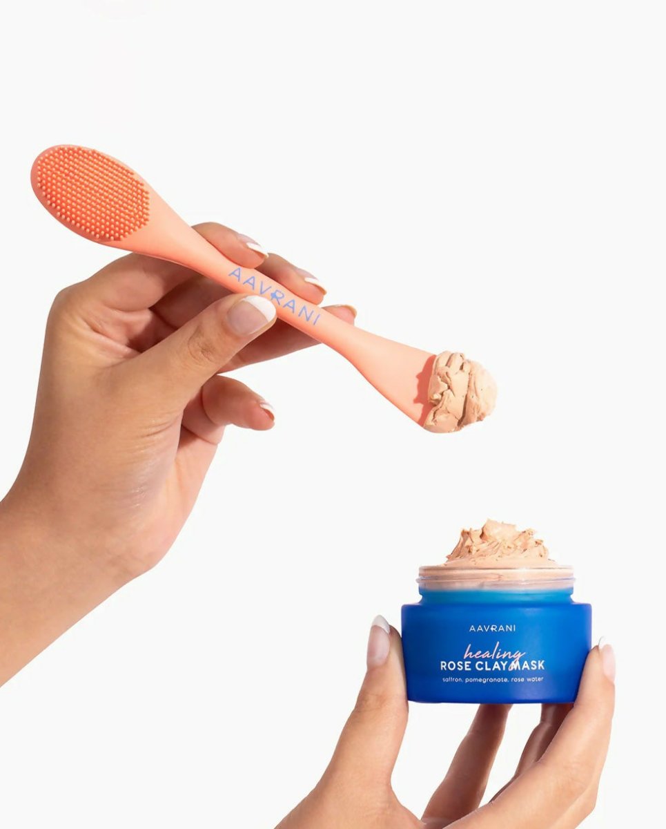 Aavrani Healing Rose Clay Face Mask - Distacart