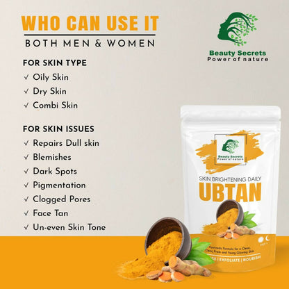Beauty Secrets Skin Brightening Ubtan for Face - Distacart