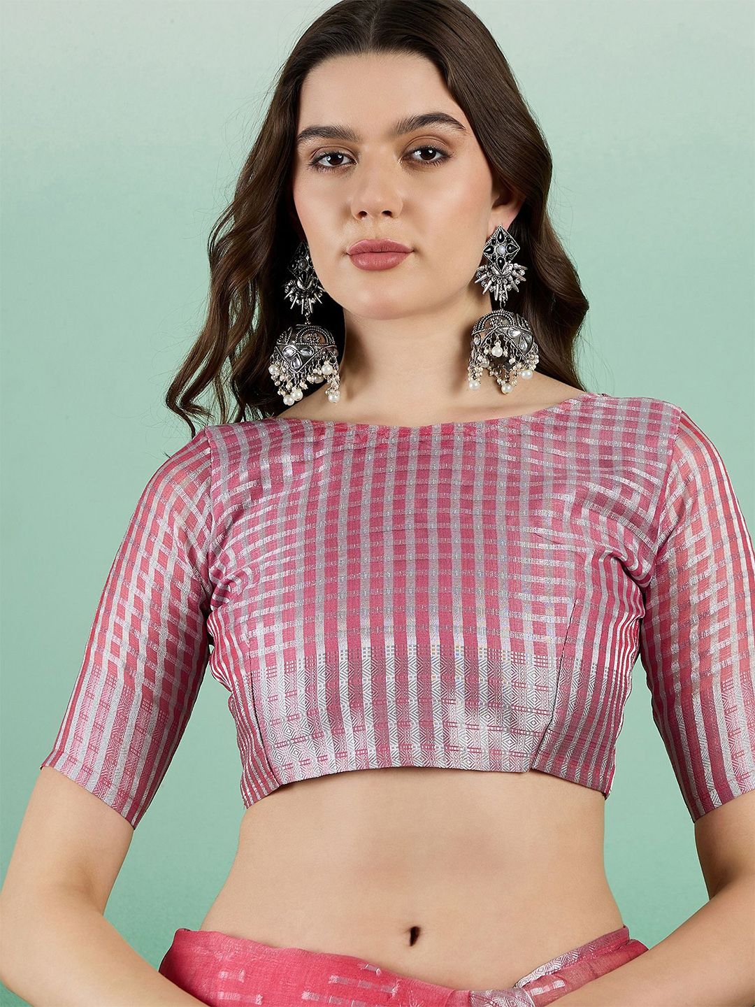 Mitera Woven Design Zari Organza Banarasi Saree - Distacart