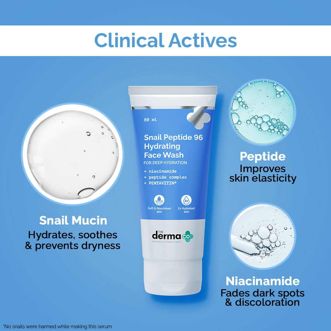 The Derma Co Snail Peptide 96 Hydrating Face Wash - Distacart