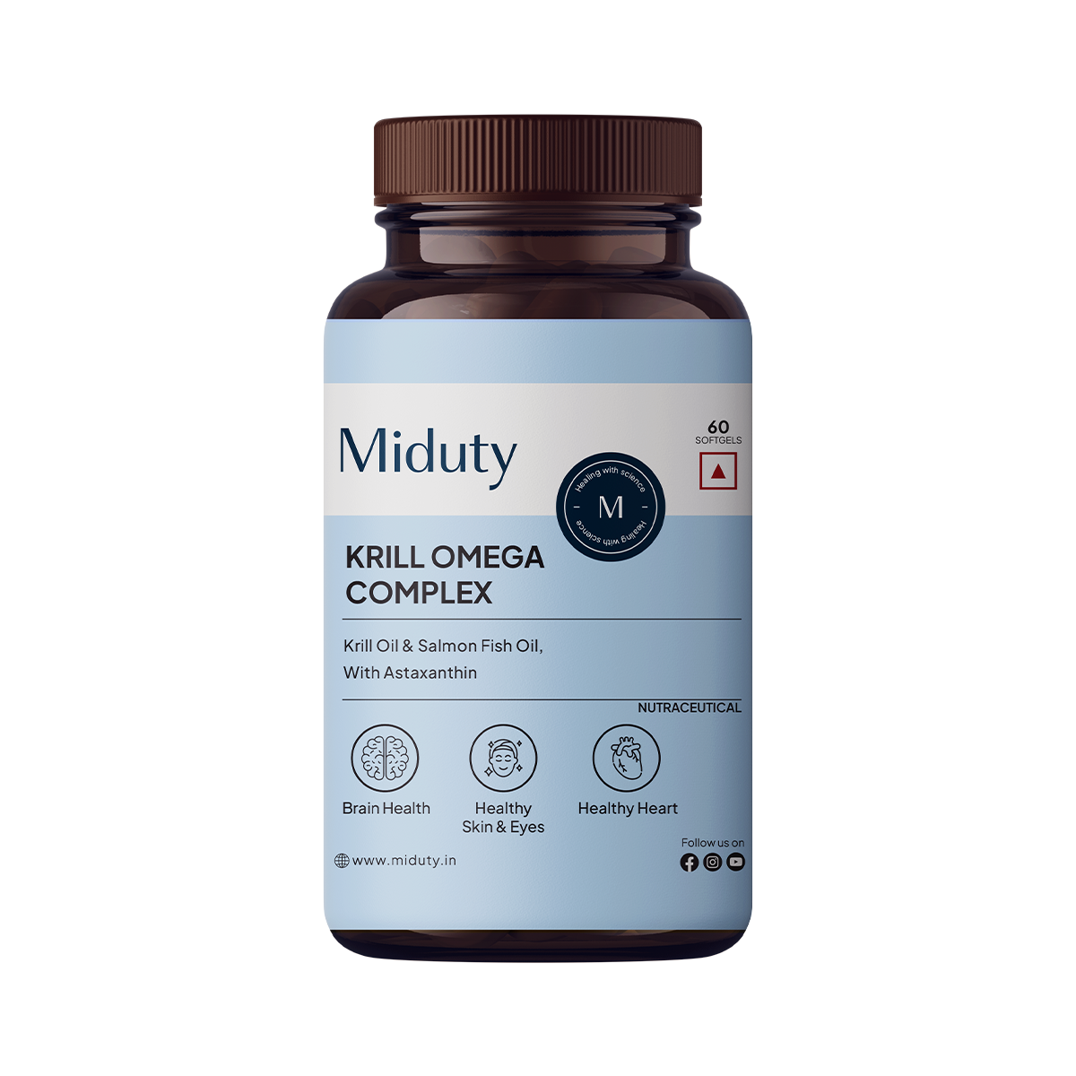 Miduty by Palak Notes Krill Omega Complex Softgels - Distacart
