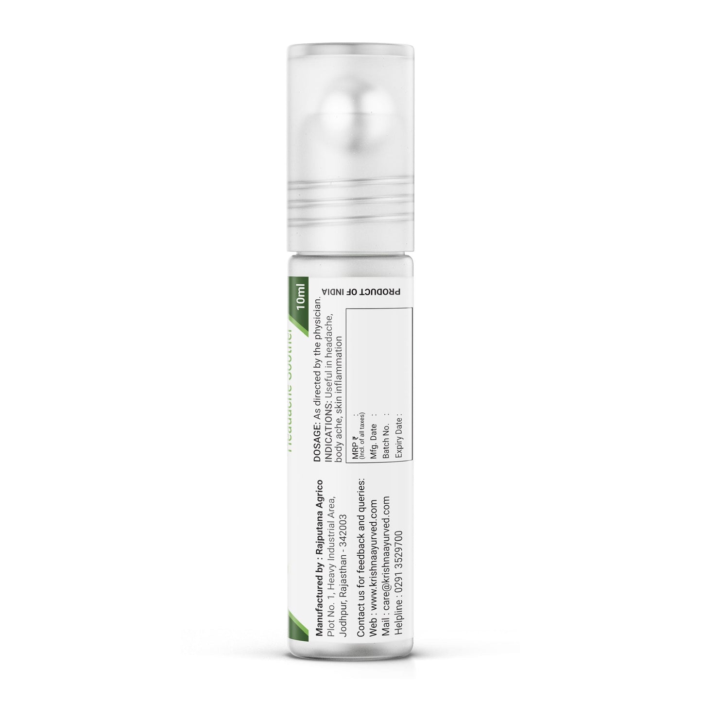 Krishna'S Herbal & Ayurveda Krishnadhara Roll On - Distacart