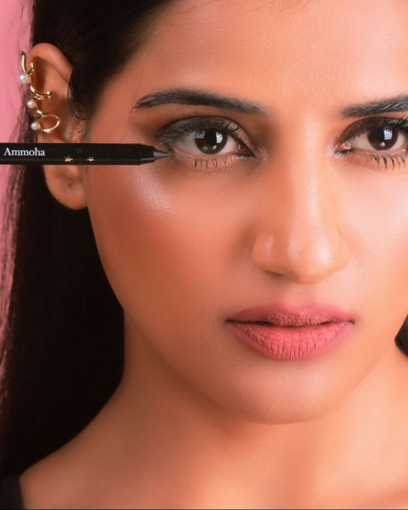 Ammoha Cosmetics Black waterproof Kohl Pencil