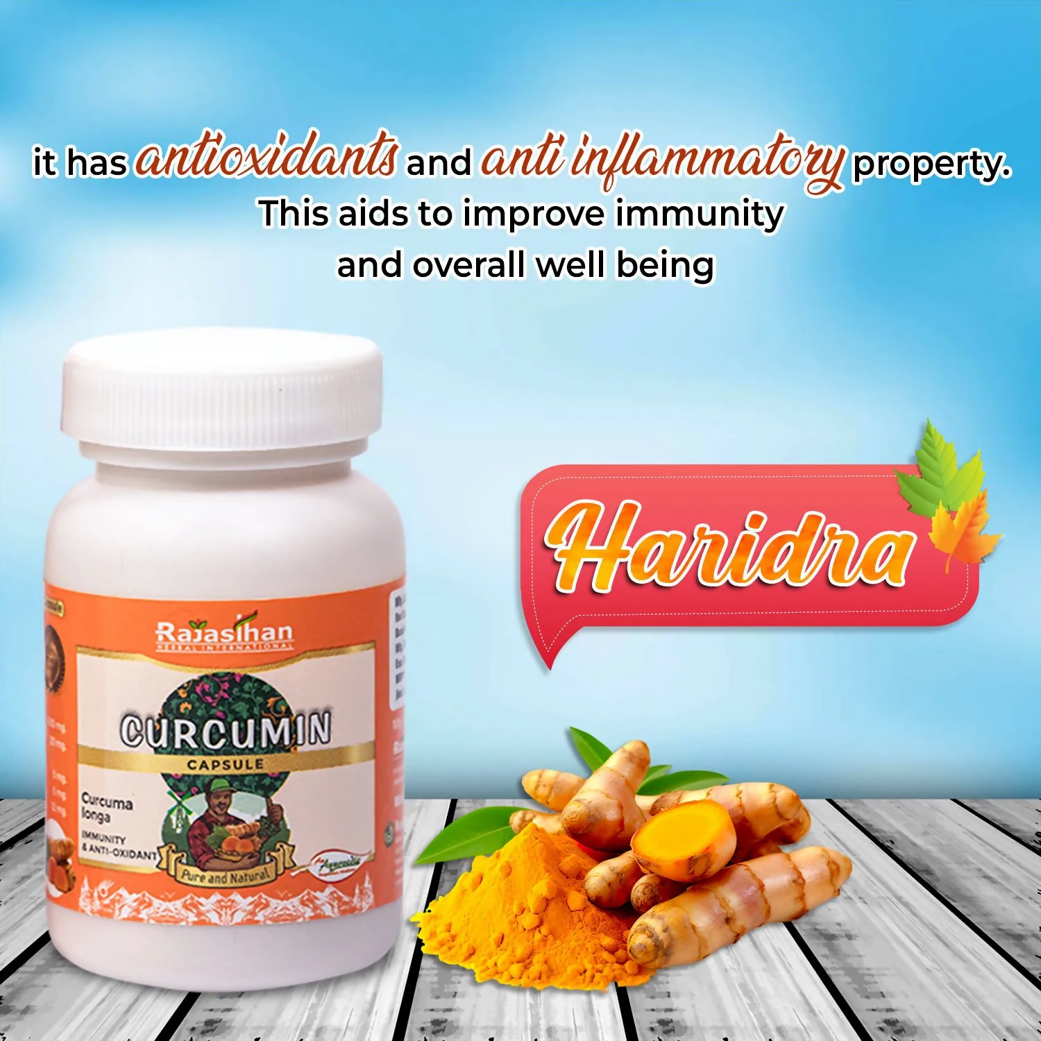 Rajasthan Herbals Curcumin Capsules - Distacart
