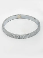 Thumbnail for NVR Men's Silver-Plated Stainless Steel Kada Bracelet - Distacart