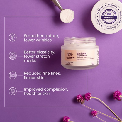 Earthraga Age Defying and Rejuvenating Bakuchiol Day Cream - Distacart