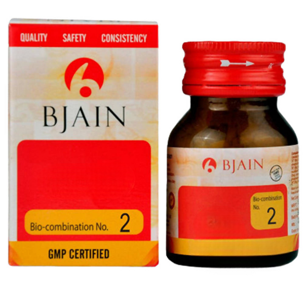 Bjain Homeopathy Bio Combination No.2 Tablet - Distacart