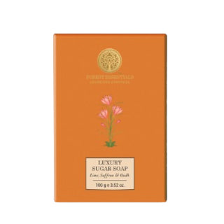 Forest Essentials Luxury Sugar Soap Lime Saffron & Oudh - Distacart