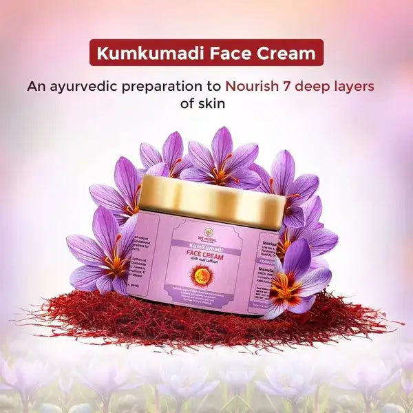 We Herbal|Honest Ayurveda Kumkumadi Face Cream: An Ayurvedic Solution For Modern Radiant Revitalized Skin - Distacart