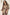 NOZ2TOZ Women Floral Printed Knee Length V Neck Rayon Co-Ords Set - Beige - Distacart