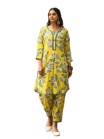Thumbnail for NOZ2TOZ Women Kurta Set - Yellow - Distacart