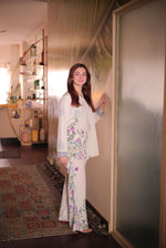 Thumbnail for NOZ2TOZ Women's Floral Printed Stylish Co-Ords Set - White - Distacart