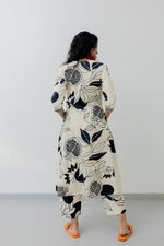 Thumbnail for NOZ2TOZ Women's Printed Knee Length Stylish Co-Ords Set - White - Distacart