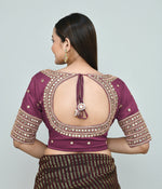 Thumbnail for Joban Fashion Women's Pink Embroidered Stitched Blouse