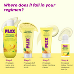 Thumbnail for PLIX The Plant Fix Pineapple 5% Lactic Acid Body Wash Exfoliates Dry, Rough & Strawberry Skin