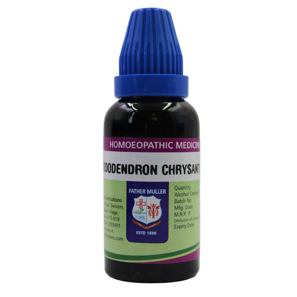 Father Muller Rhododendron Chrysanthum Mother Tincture Q - Distacart