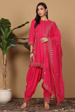 Thumbnail for Joban Fashion Pink Georgette Kurta Set