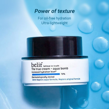 Belif The True Cream Aqua Bomb Dermat Tested Moisturizer - Distacart