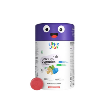 Little Joys Calcium Gummies Strawberry Flavor For Moms - Distacart