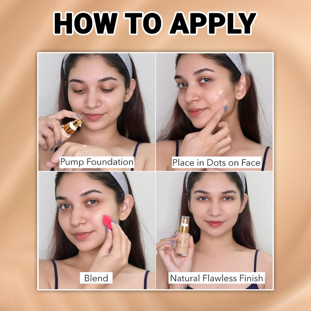 Iba Pure Skin Liquid Foundation - Golden Beige - Dista