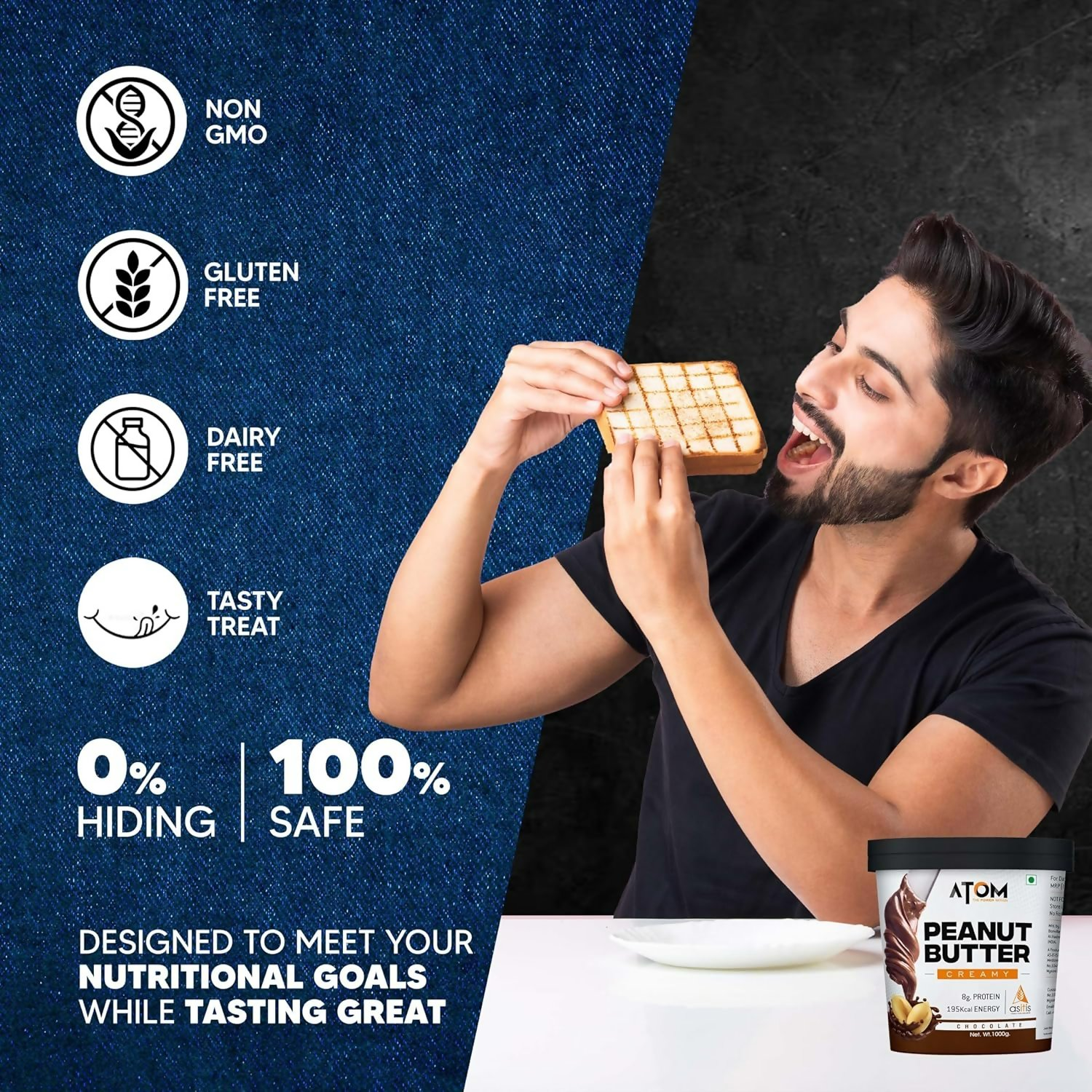 As-It-Is Nutrition Atom Chocolate Peanut Butter Creamy