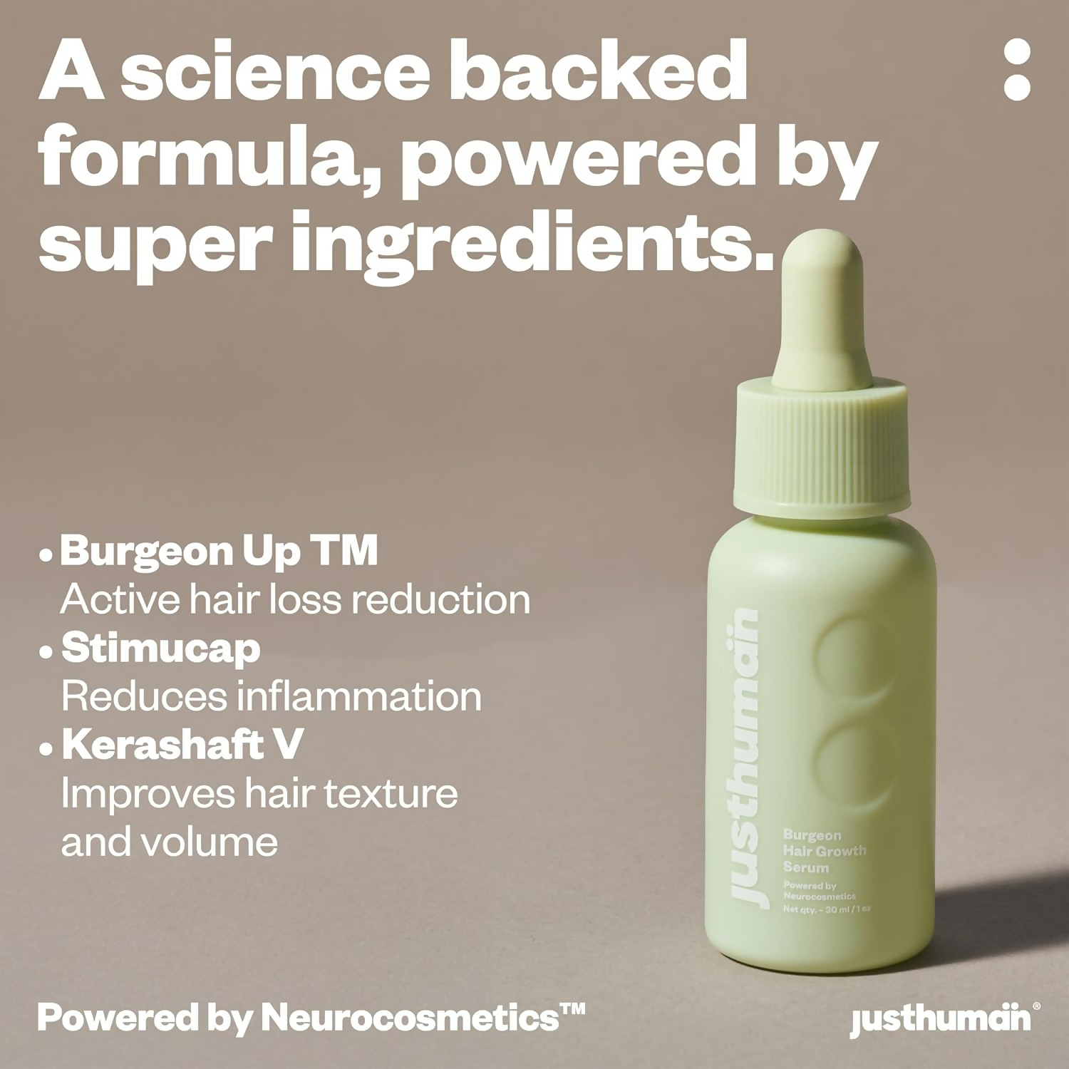 JustHuman Hair Serum For Hair Growth - Distacart