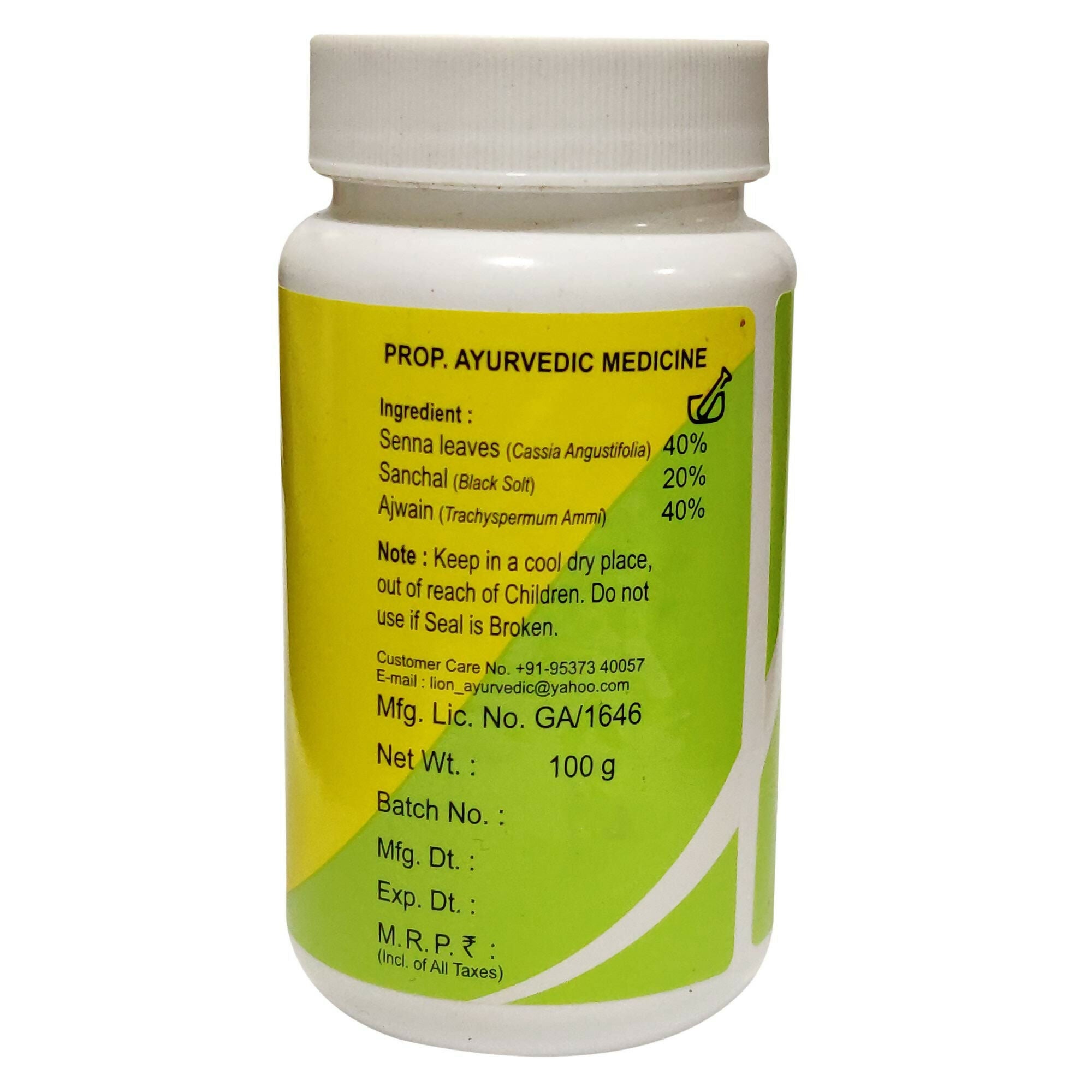 Lion Ayurveda Dindayal Churna