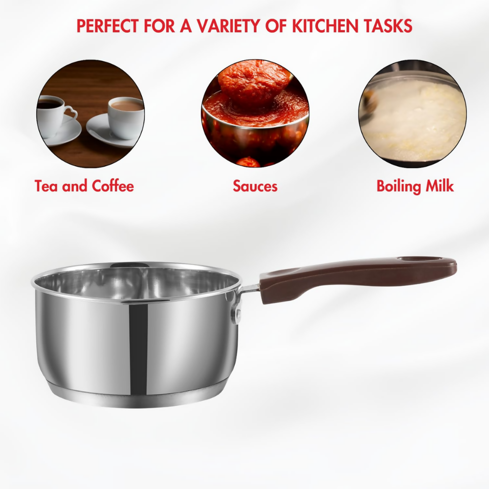 Vinod Stainless Steel Milkpan/Saucepan - Dista