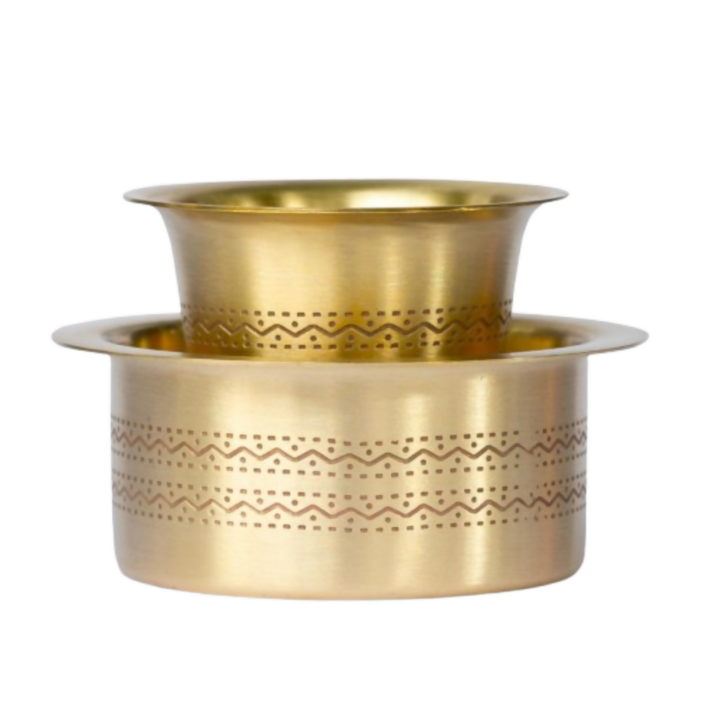 Sidapur Brass Dabara - Etched Matt - Dista