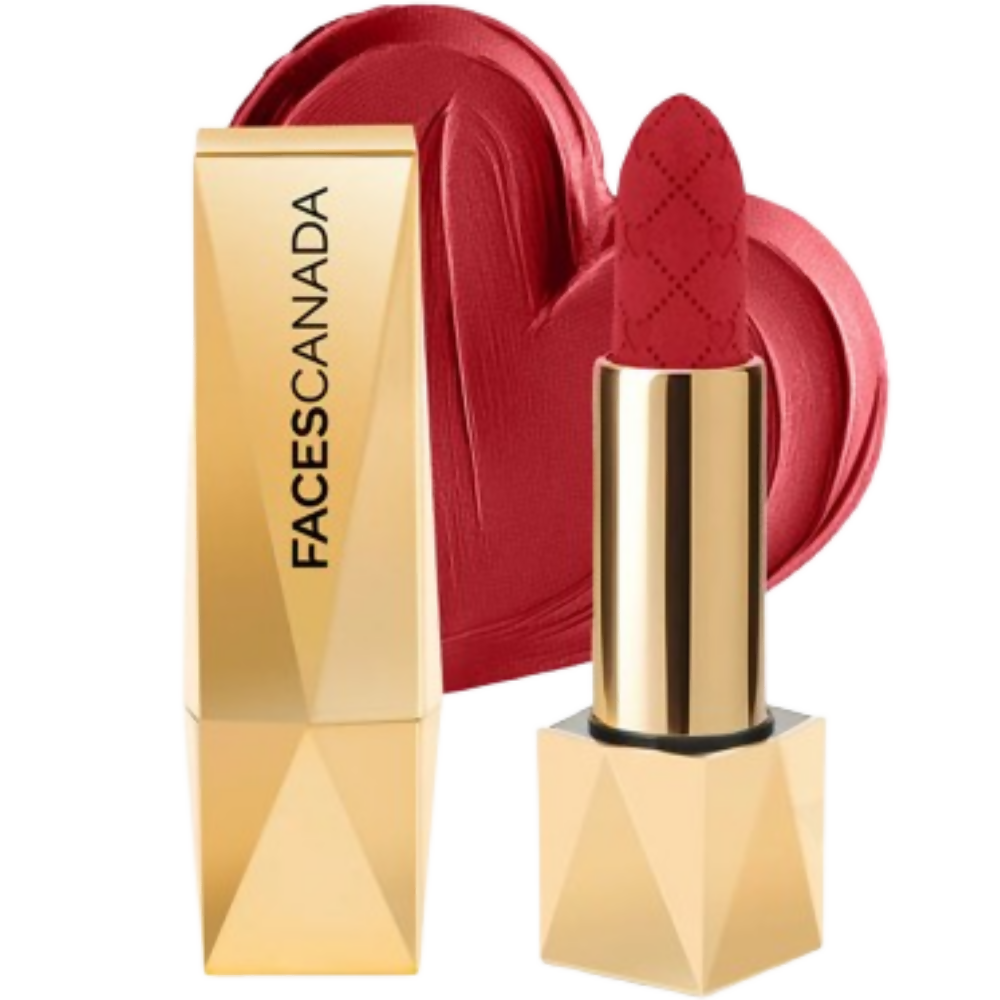 Faces Canada Comfy Silk Obsession Lipstick - Addictive Red 09 - Distacart