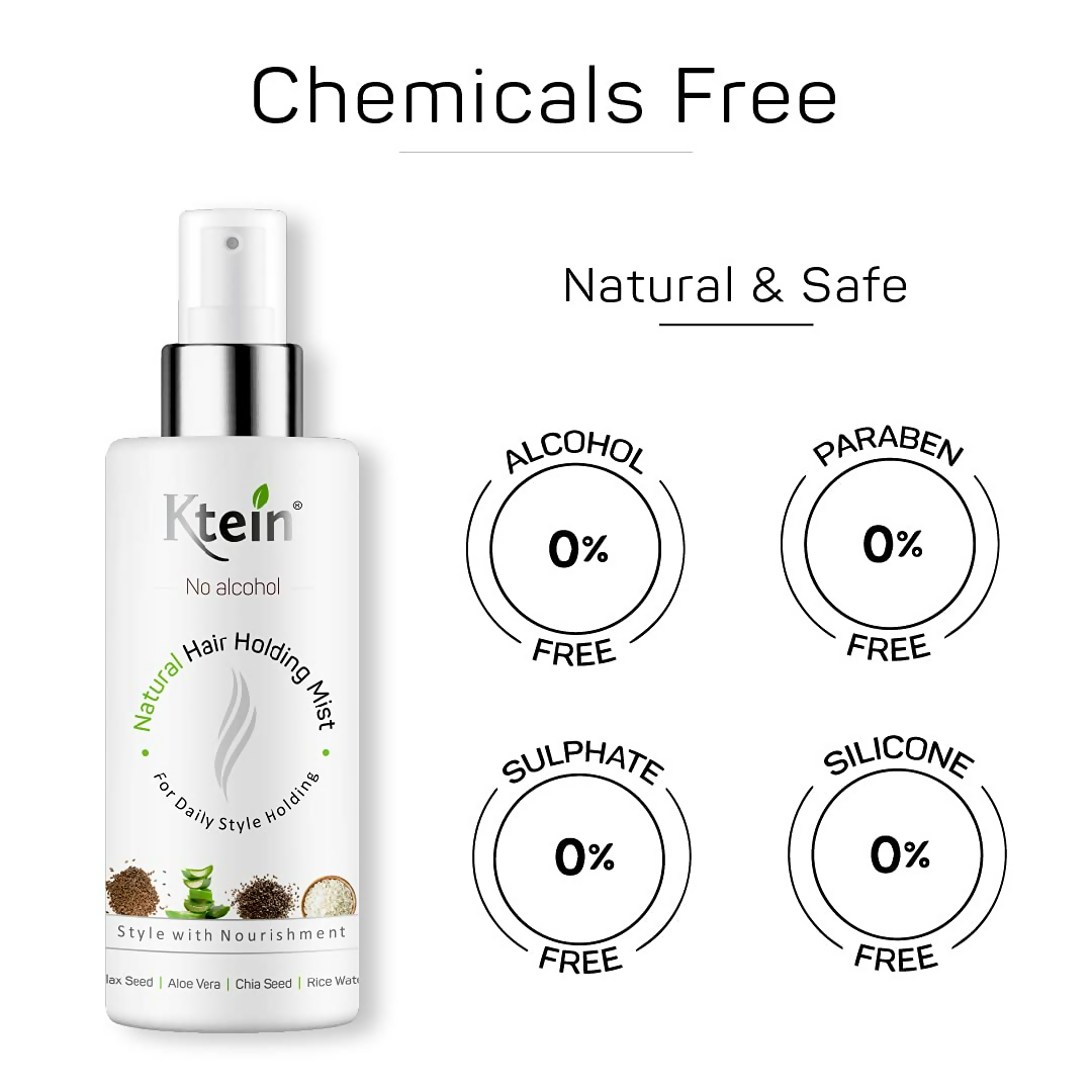 Ktein Natural Hair Holding Spray Without Alcohol - Distacart