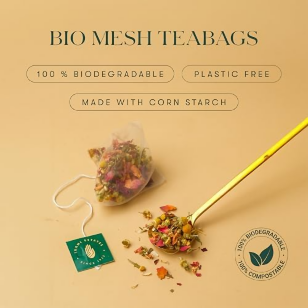 Luxmi Estates Lemon Ginger Herbal Tea - Dista
