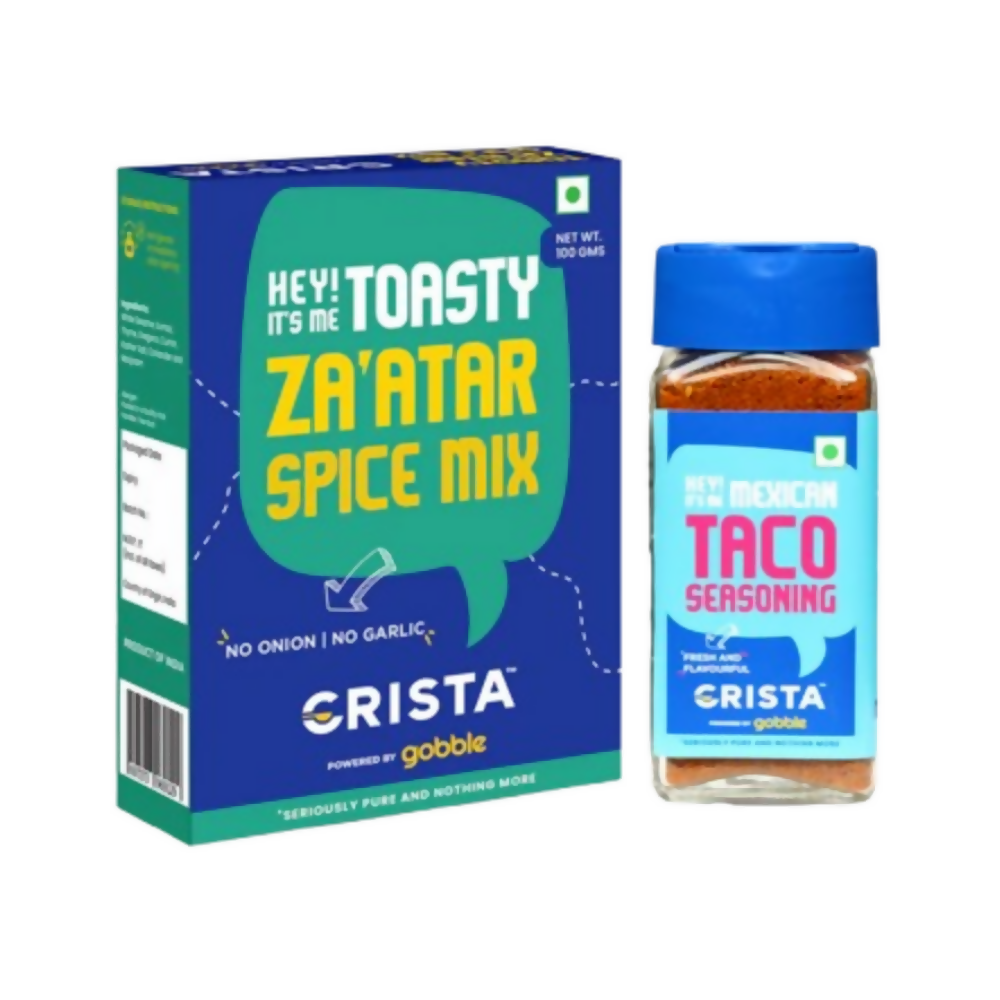 Crista Spices Za'atar and Taco Seasoning - Distacart