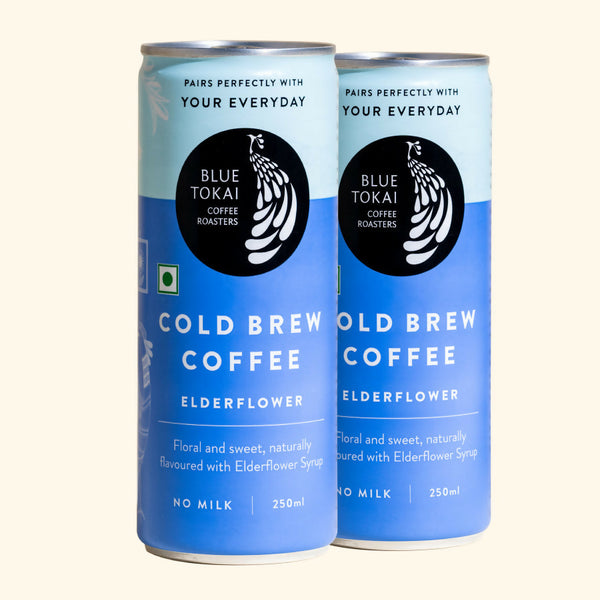 Blue Tokai Cold Brew Coffee Elderflower Can - Distacart