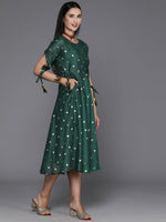 Thumbnail for Ahalyaa Women's Traditional wear Ethnic Dress - Green - Distacart