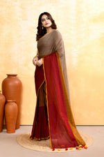 Thumbnail for Piyari Fashion Women's Multi Embellished Handloom Cotton Saree - Distacart