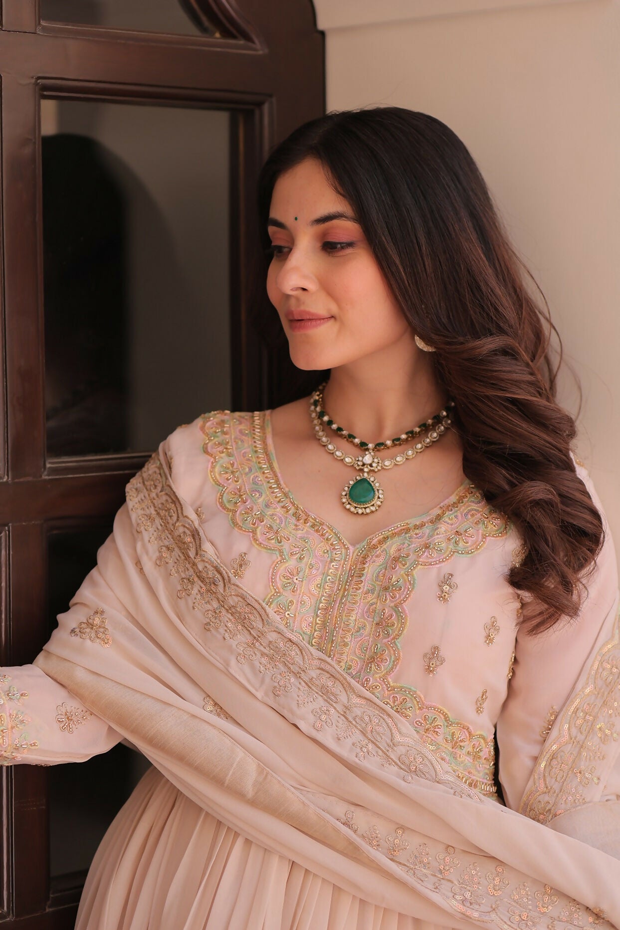 Joban Fashion Chiku Georgette Sequence Embroidery Work Kurta Set