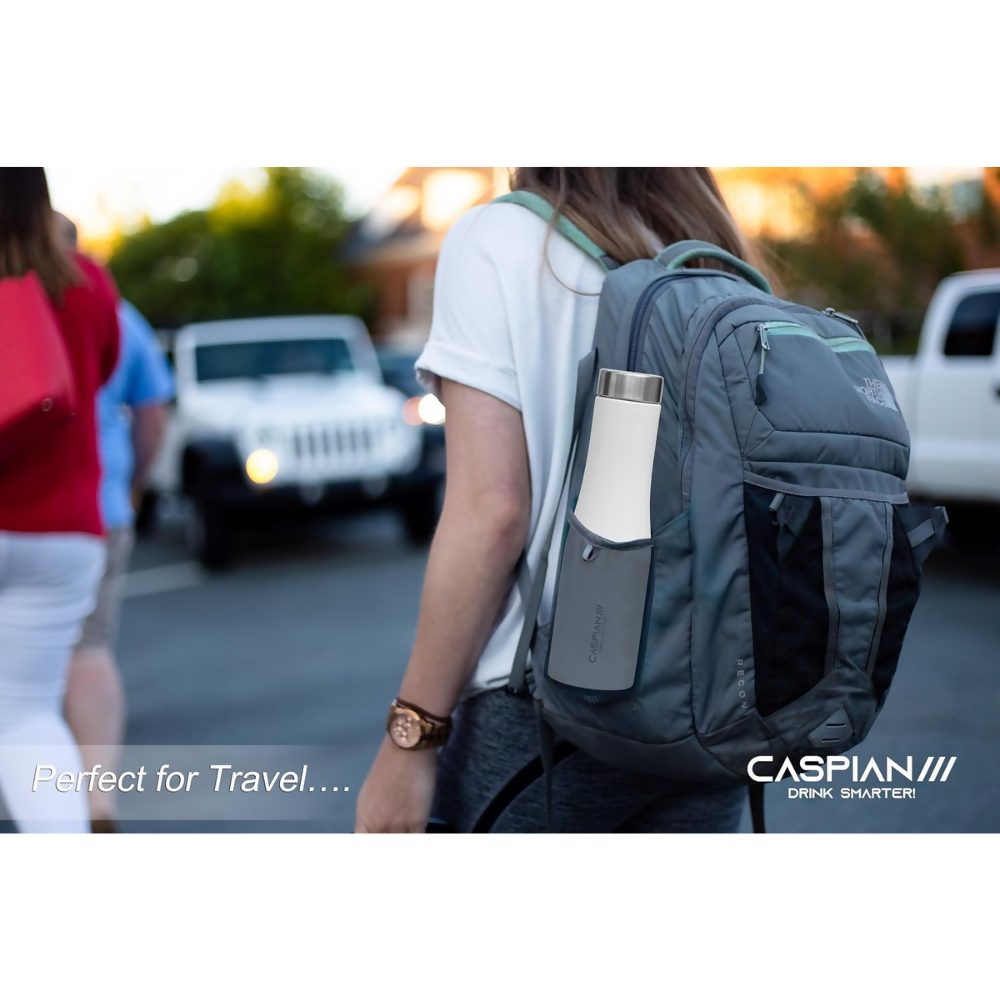 CASPIAN /// Aqua Stainless Steel Water Bottle - Dista