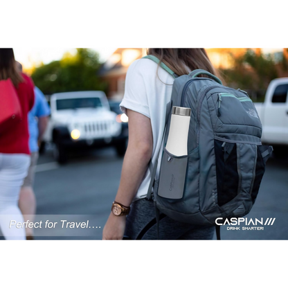 CASPIAN /// Aqua Stainless Steel Water Bottle - Dista