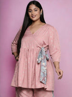 Thumbnail for Ahalyaa Women's Traditional wear Tunic - Pink - Distacart