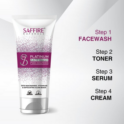 Saffire Naturals S7 Platinum Face Wash - Distacart