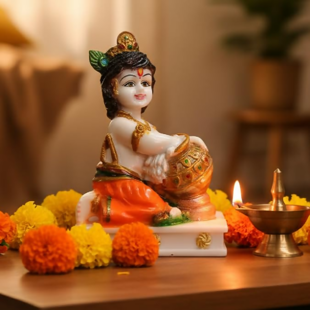 RIANZ Bal Roop Laddu Gopal Ji Idol - Multicolor - Dista