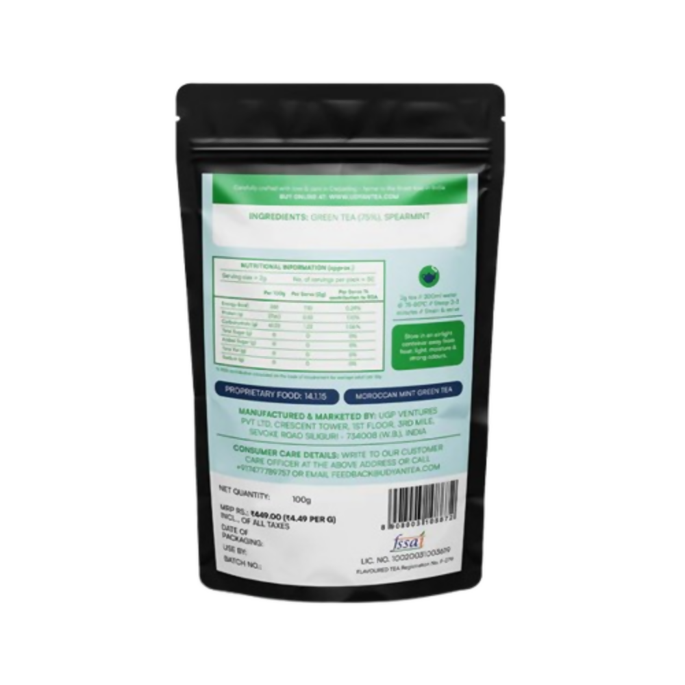 Udyan Tea Moroccan Mint Green Tea - Dista
