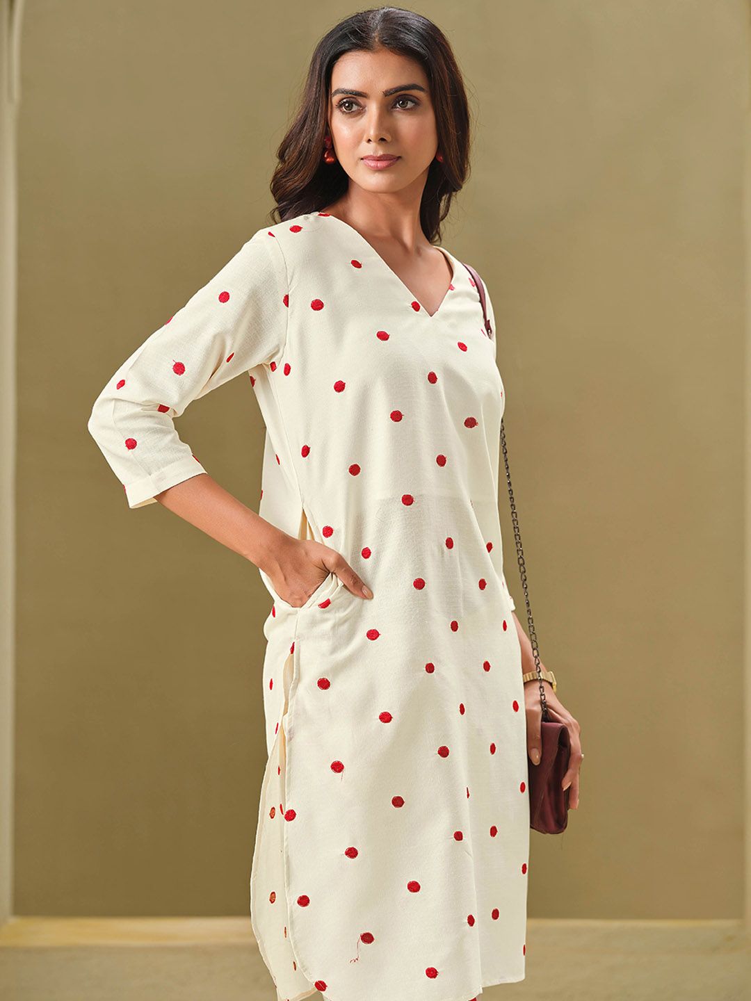 Sangria Embroidered Pure Cotton Kurta Sets