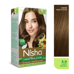 Thumbnail for Nisha Creme Hair Color for Women - Light Brown - Distacart
