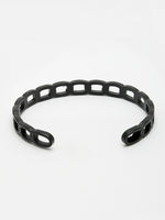 Thumbnail for NVR Men's Set of 2 Gold & Black Rhodium-Plated Metal Cuff Bracelet - Distacart